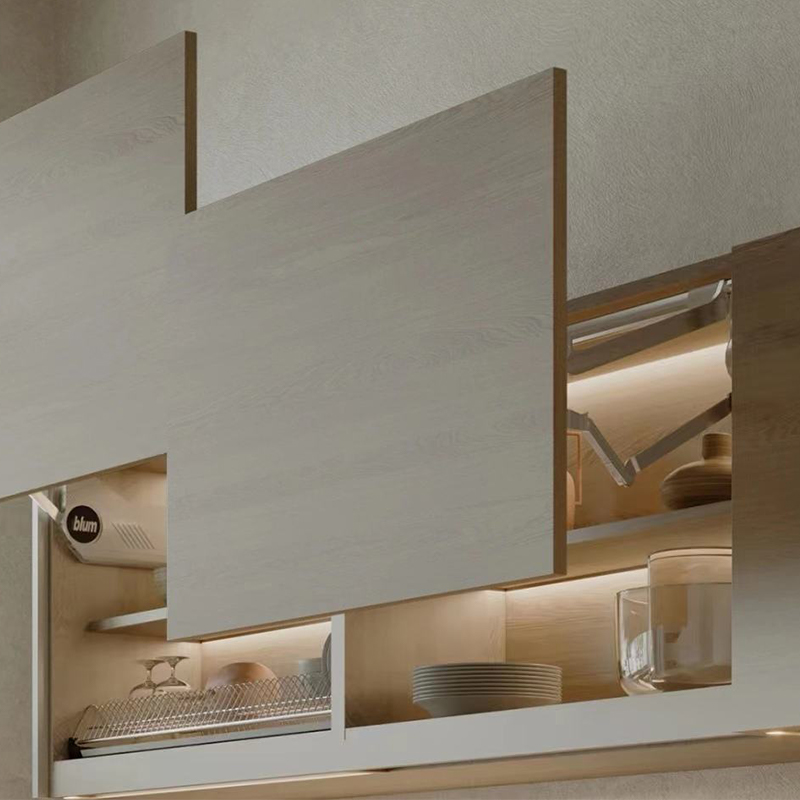 PVC Kitchen Furniture Wall Mounted Custom Kitchen Cabinet Full Set Home