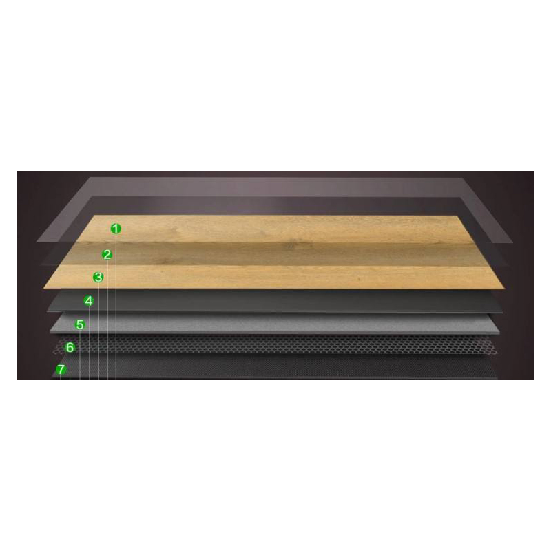 4mm SPC Technics Style Wear Color Design Waterproof Wooden Laminate Floor
