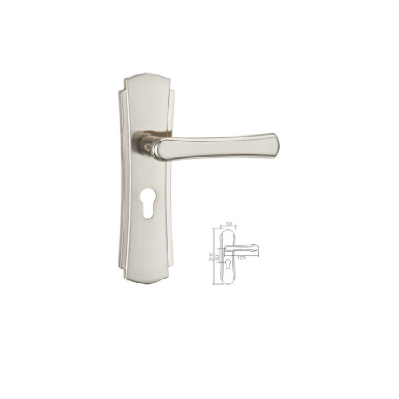 Zinc Aluminium Alloy Lever Handle Doors Locks Ordinary Door Handle