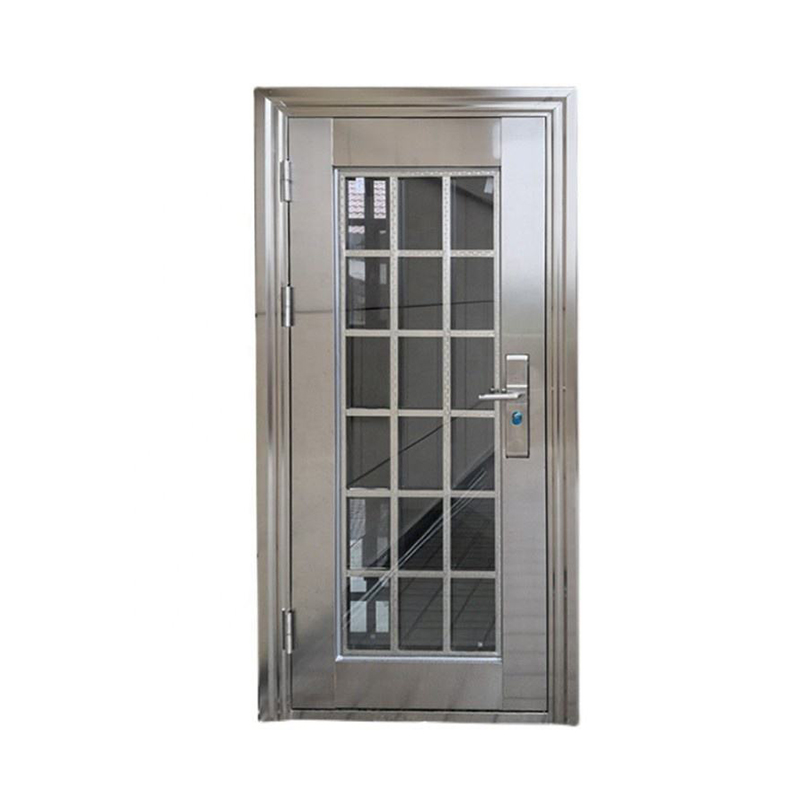 Modern Main Entry Standard Embossed Security Steel Door Metal Door