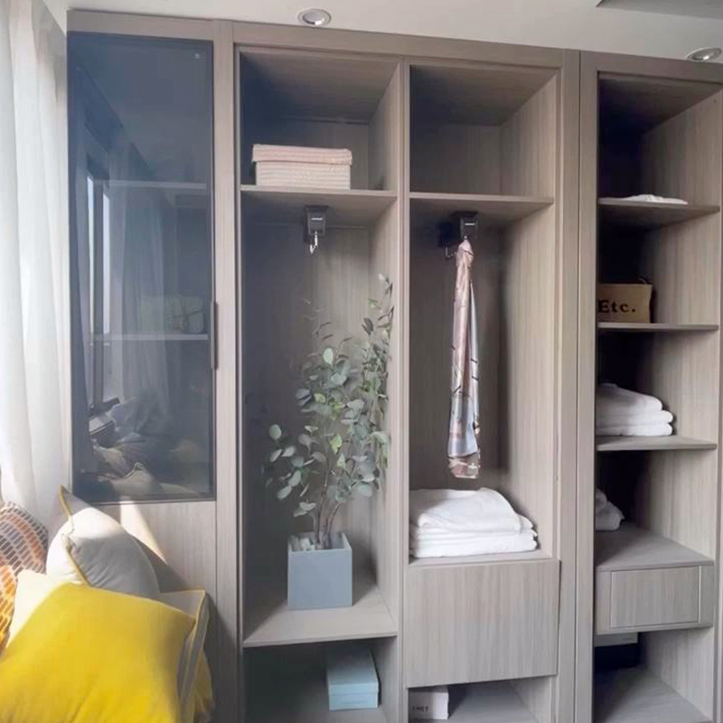 Modular Furniture Laminate Wood Painting Wardrobe Modern Bedroom Wardrobe