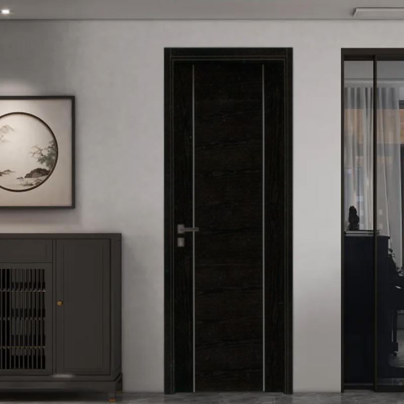 Veneer Durable Custom Size Minimalist Interior Veneer Painting Door