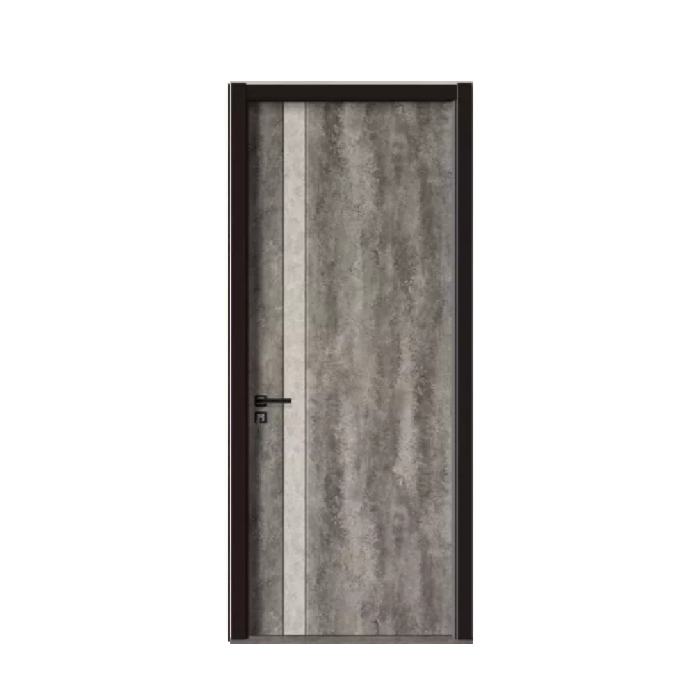 Interior Waterproof Bathroom Door WPC Wood Plastic Composite Door