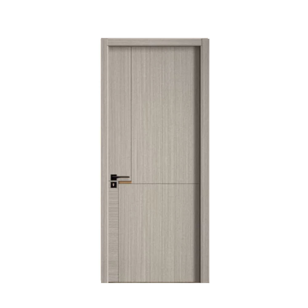 Interior Waterproof Bathroom Door WPC Wood Plastic Composite Door