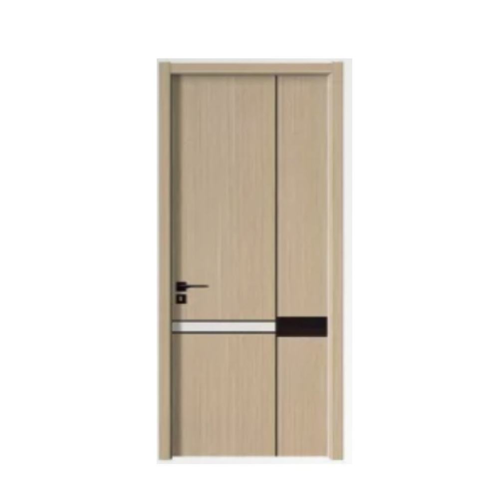 Interior Waterproof Bathroom Door WPC Wood Plastic Composite Door