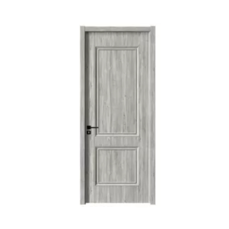 Pre-Hung Waterproof Mahogany Door Indoor Solid Wood WPC Door