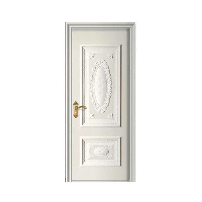 Pre-Hung Waterproof Mahogany Door Indoor Solid Wood WPC Door