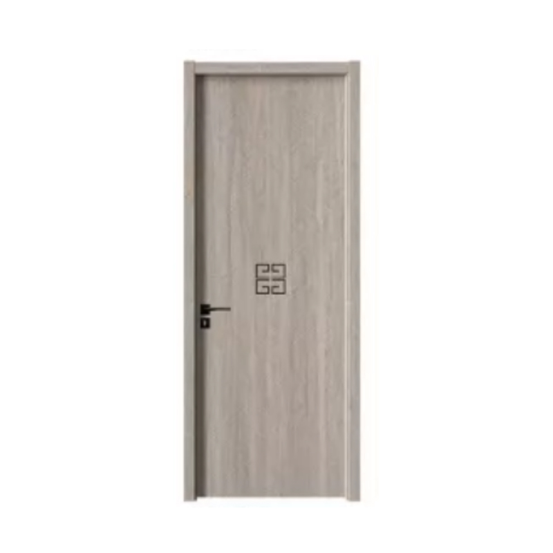 Pre-Hung Waterproof Mahogany Door Indoor Solid Wood WPC Door