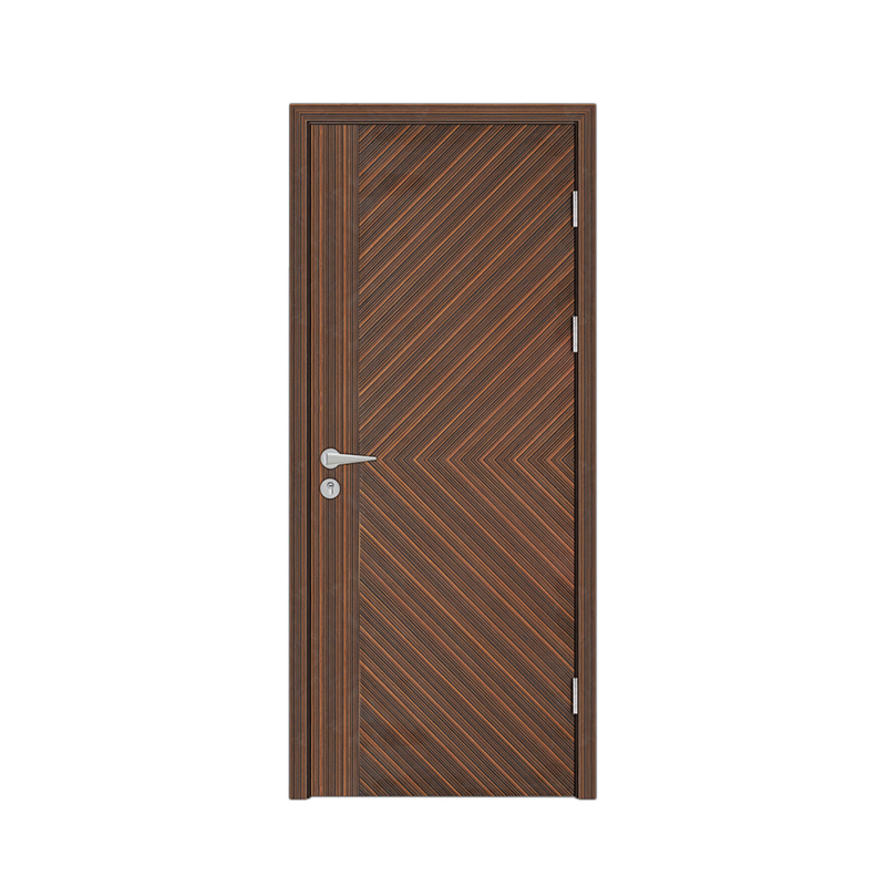 Commercial Apartment Interior Room Solid Wood Veneer Painting Door