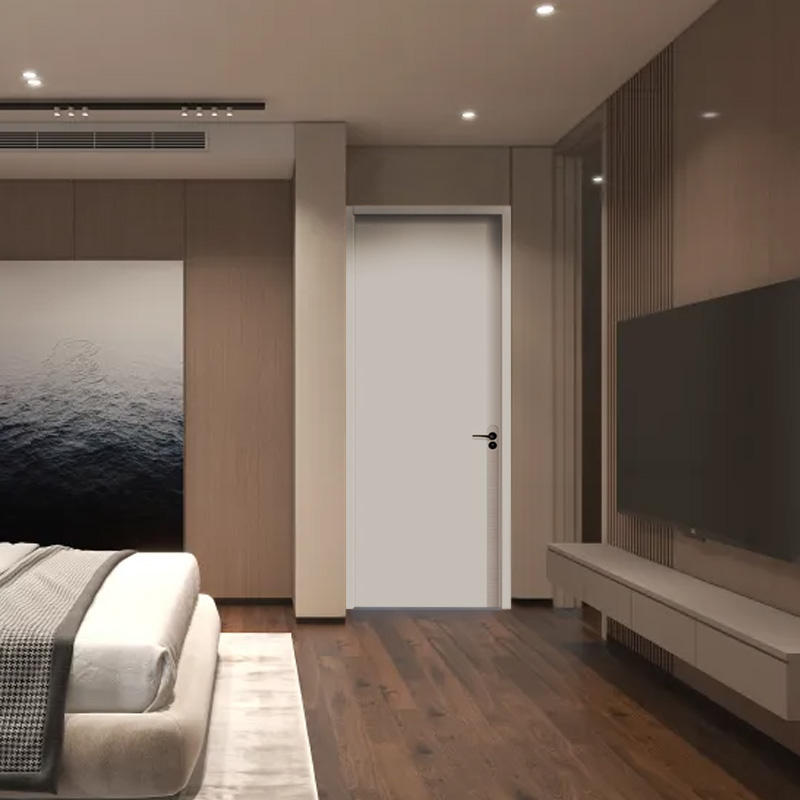 Wood Interior Bedroom Mute Solid Interior WPC Composite Door