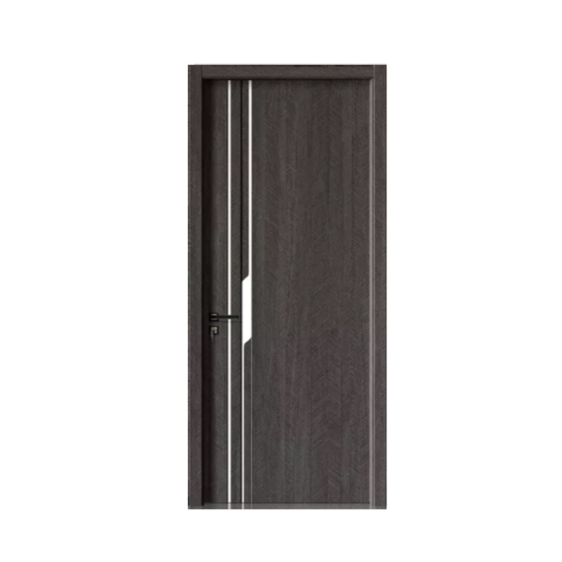 Interior Waterproof Bathroom Door WPC Wood Plastic Composite Door