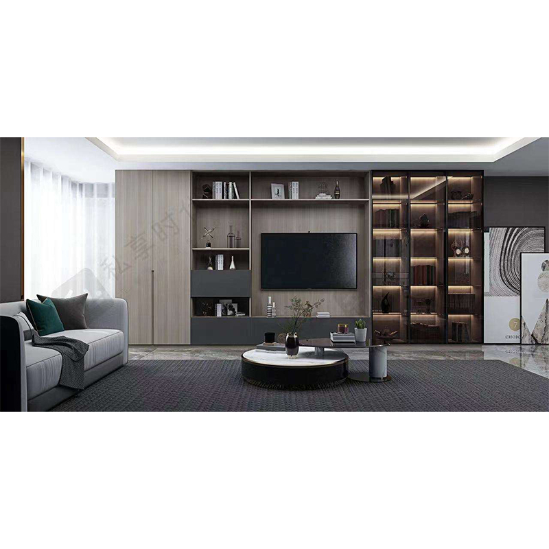 Modern Multi-level Storage Custom Furniture Wood Painting Wardrobe