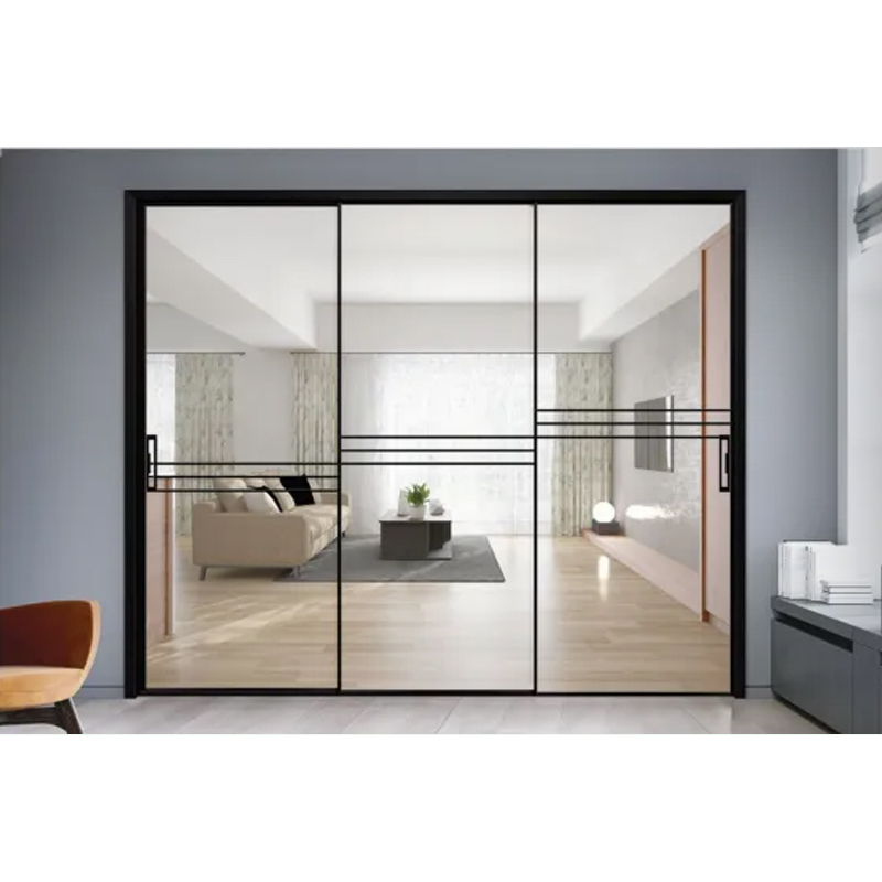 Luxury Commercial Aluminum Bathroom Glass Sliding Door