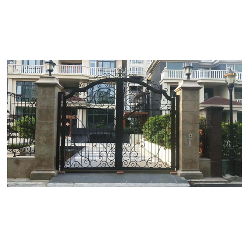 European Aluminum Alloy Courtyard Garden Villa Wrought Iron Wrought Iron Gate