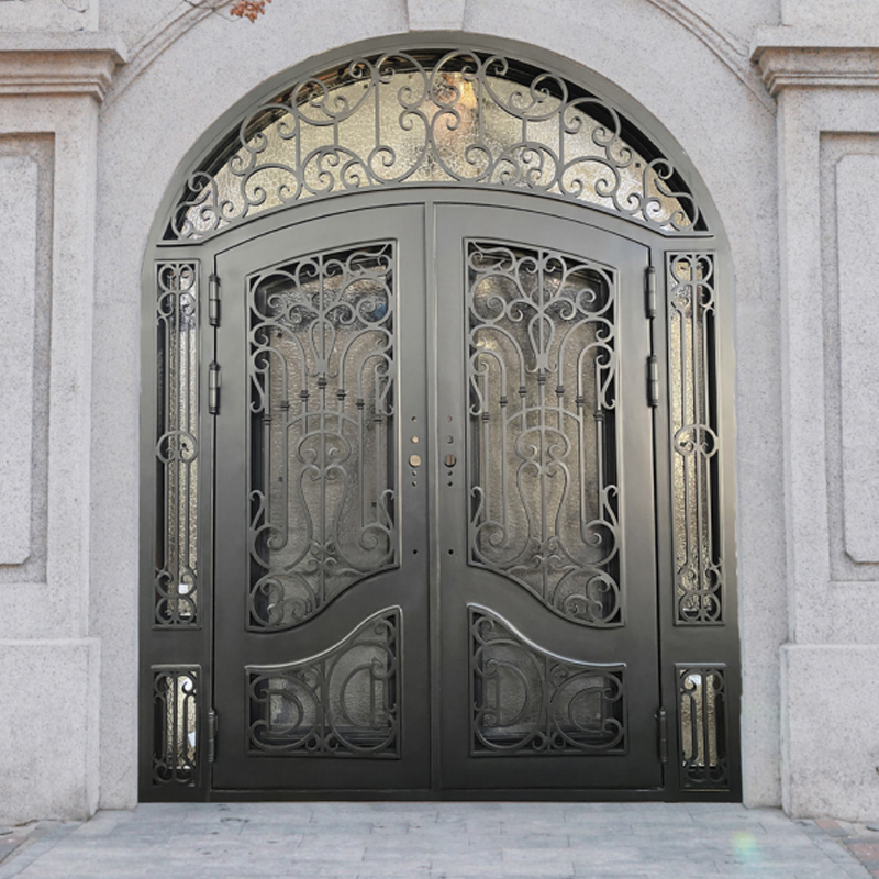 Door Main Surface Pattern Finish Installation Europe Wrought Iron Gate