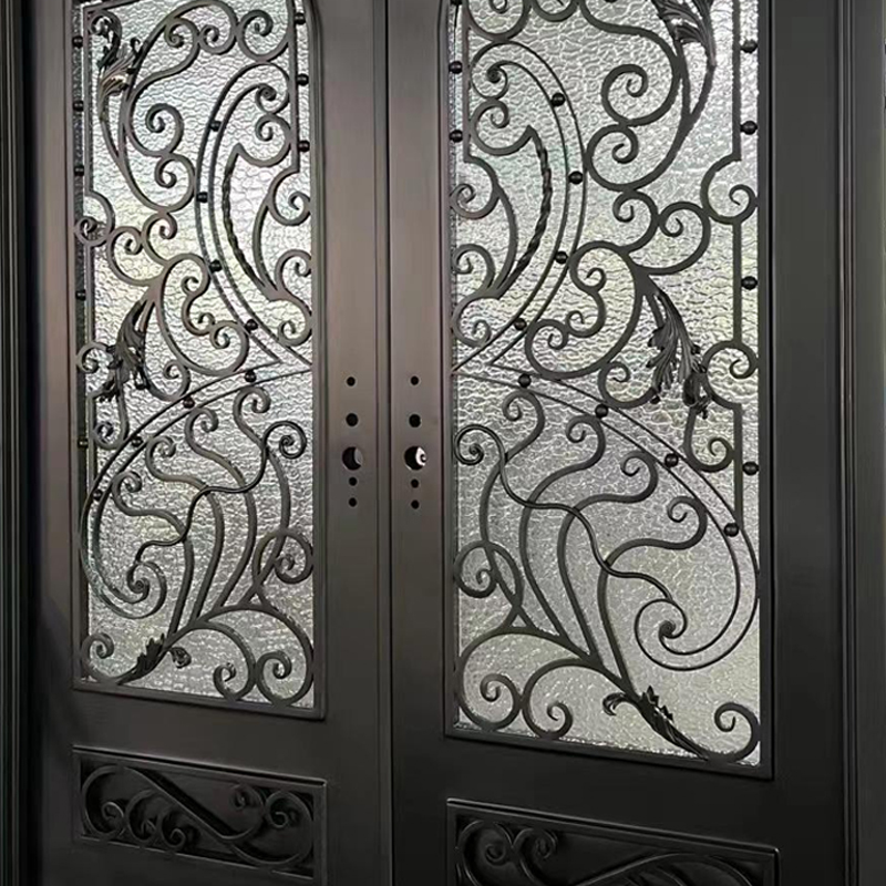 Fancy Sliding Exterior Wrought Iron Gate Boundary Wall Home Main Gate