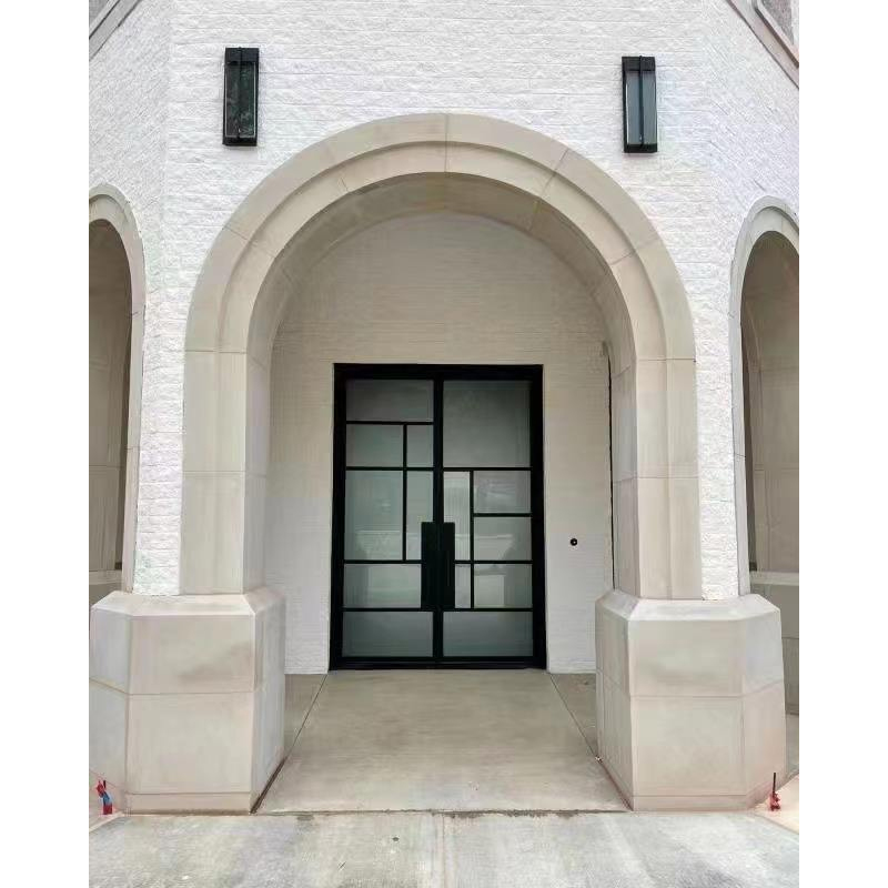 Villa Luxury Custom Security Entrance Main Courtyard Wrought Iron Gate