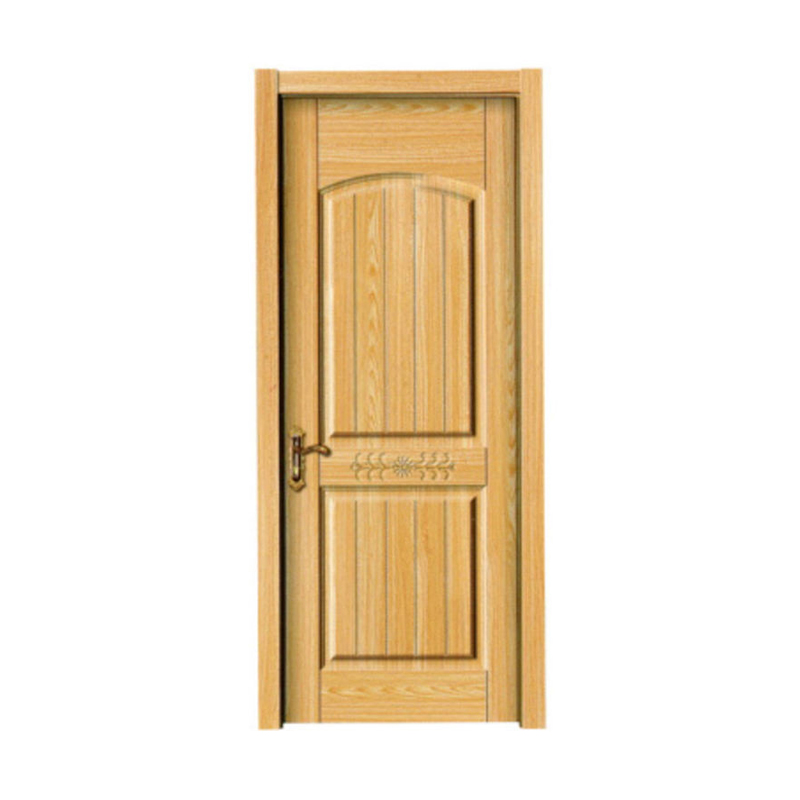 PVC Wood Door Film Coated MDF Core Interior Door For Bathroom