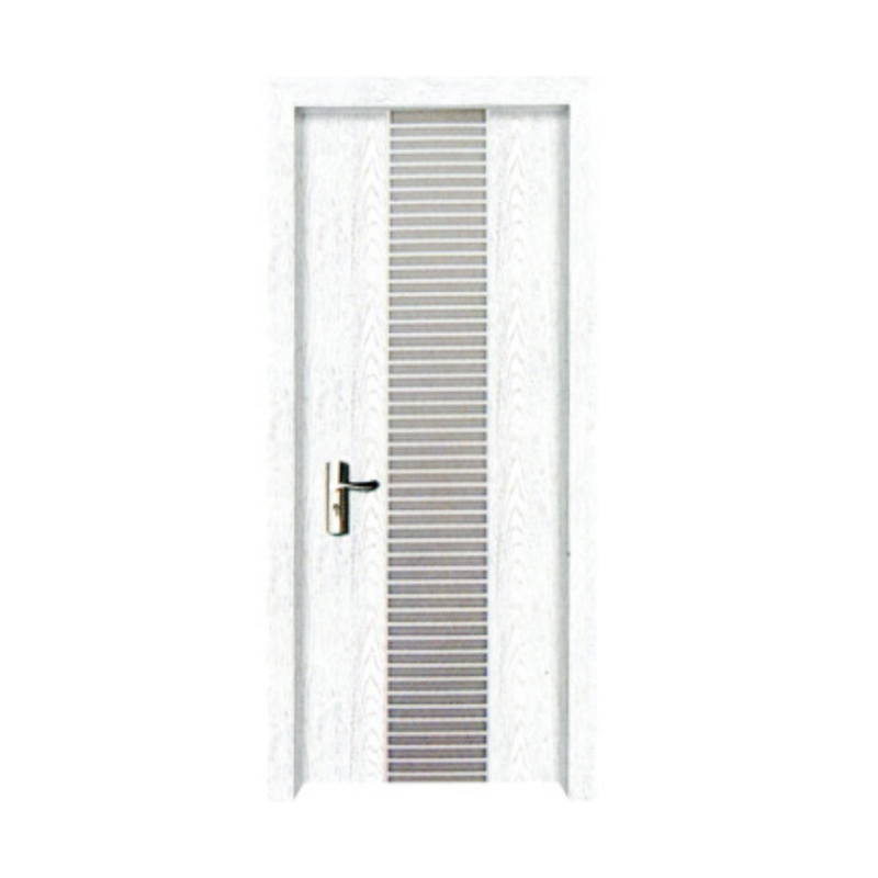 Glass Wooden Door Finish With Honeycomb Interior PVC Wood Door