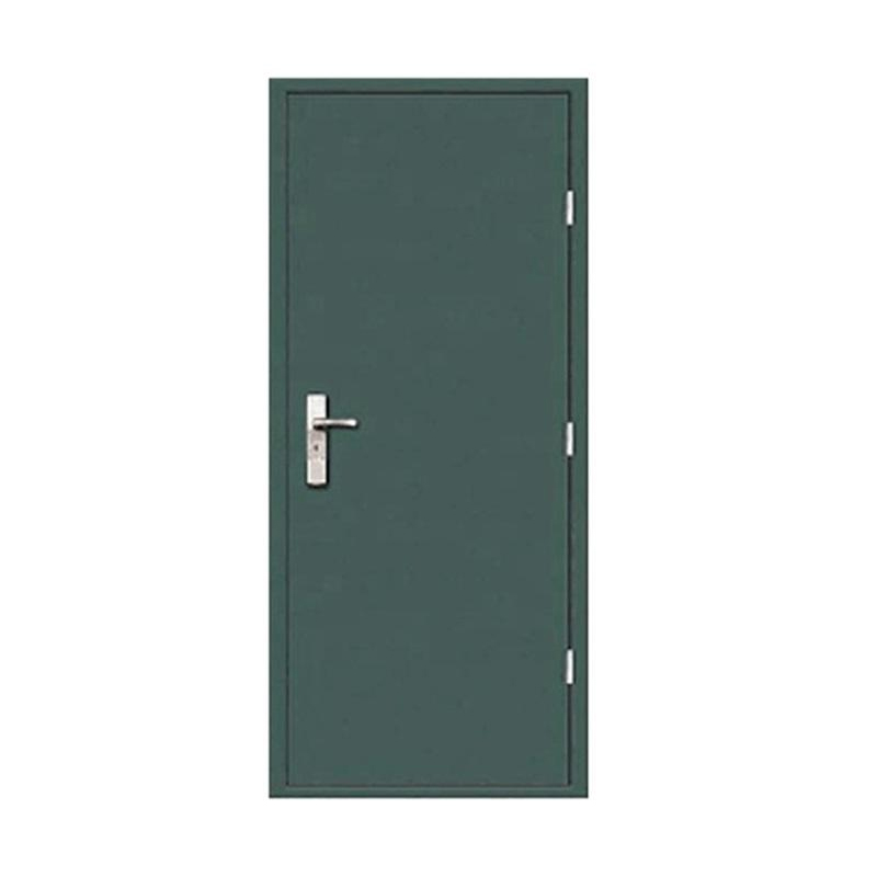 BS Standard 2 Hours Fire Rated Steel Door Hotel Veneer Door with Lock